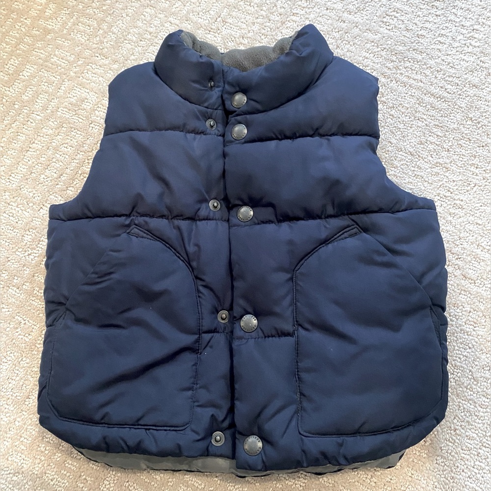Baby Gap navy puffer vest